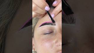 Eyebrow tinting brows eyebrows youtubeshorts [upl. by Lindi864]