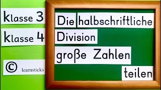 Schriftliches Dividieren  EINFACH ERKLÄRT  Mathematik   Lehrerschmidt  einfach erklärt [upl. by Yenruoc]