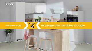 Comment monter un meuble dangle de cuisine  Étape 4 [upl. by Aenit]