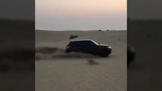 Range Rover SVR  Drift in Desert DUBAI [upl. by Canute]