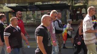 Serbian Prime Minister Joins Belgrade GayPride March [upl. by Enigroeg10]