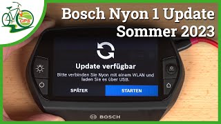 Bosch Nyon 1 Update 🚴 Diese Neuheiten erwarten dich 🆕 Sommer 2023 [upl. by Naira457]