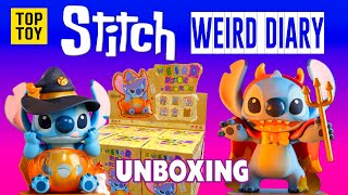 Top Toy Disney Stitch Weird Diary Figure Unboxing  Mystery Figure [upl. by Rayshell]