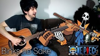 One Piece  Binks no Sake Brook theme Acoustic Cover [upl. by Anelej]