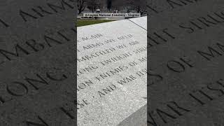 Arlington National Cemetery  Virginia arlingtonvirginia virginia usa cemetery speech travel [upl. by Oatis]