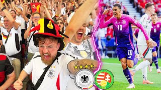 Deutschland vs Ungarn  EM Stadionvlog 🇩🇪🇭🇺  DAS SOMMERMÄRCHEN GEHT WEITER 🔥  ViscaBarca [upl. by Skip805]