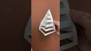 Kerstboom van papier vouwt  Kirigami Kerstboom 1 [upl. by Megargee308]