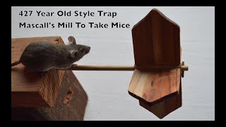 427 Year Old Style Mouse Trap In Action  Mascalls Mill To Take Mice [upl. by Rokach]