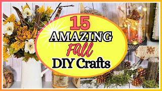 MUST SEE INCREDIBLE DIY Fall Craft Ideas You DONT Want To Miss [upl. by Wahkuna]