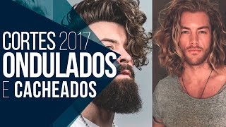 Cortes Masculinos ONDULADOS e CACHEADOS para 2017  Tendências Masculinas 20 [upl. by Marcoux]