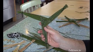 Making a ‘ThreeLegged’ St Brigid’s Cross  an Easy Step by Step Guide [upl. by Bigg]