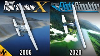 Flight Simulator 2020 vs Flight Simulator X  Direct Comparison [upl. by Derk471]