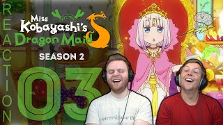 SOS Bros Reacts  Kobayashis Dragon Maid Season 2 Episode 3  King Kanna [upl. by Jozef961]