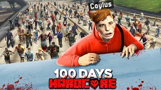 I Survived 100 Days in a Zombie Apocalypse in GTA 5 RP PART 1 [upl. by Kamillah468]