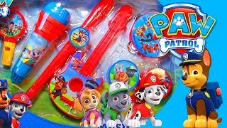 Banda Patrulha Canina Musica Instrumentos Musicais Brinquedos Paw Patrol [upl. by Annwahs560]