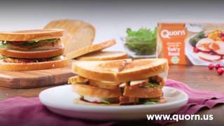 Quorn Leftover Turkey Roast Sandwich with Cranberry and Brie [upl. by Hannahs]