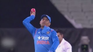 Dhoni Bowling like a Pro [upl. by Intirb]