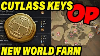 DO ALL THE QUESTS IN CUTLASS KEYS IMMEDIATELY Mystic Doubloon Farm New World Aeternum [upl. by Halland930]