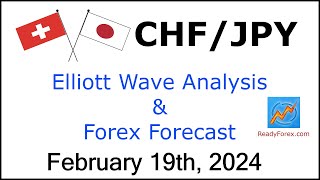 CHF JPY Elliott Wave Analysis  Forex Forecast  February 19 2024  CHFJPY Analysis Today [upl. by Aicelav]