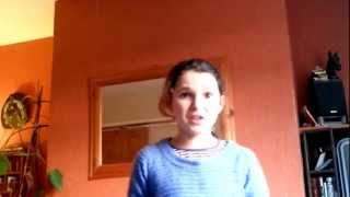 CERI SINGING TRI BRAWD  WELSH FOLK SONG  Urdd eisteddfod [upl. by Trepur93]