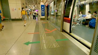 Singapore MRT ride from Little India to Bras Basah train station 1 of 2 [upl. by Enidlareg]