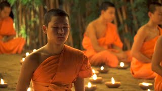 Thai Theravada Buddhist Monks  Buddhist Meditation Music for Positive Energy amp Cleanse Your Mind [upl. by Gabe]