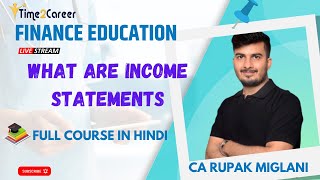 Income Statement  Income Statement and Balance Sheet Full Financial Education Course in Hindi [upl. by Mcgray]