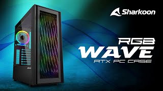 Sharkoon RGB Wave ATX PC Case [upl. by Webb995]