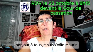 RDV devant la Cour de cassation le 23 octobre avec les activistes antivalidistes dHandiSocial [upl. by Sirehc]