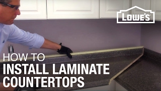 How to Install Laminate Countertops [upl. by Jerz]