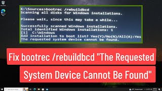 How To Fix Bootrec or Fixboot Access is denied Problem in Windows 11 [upl. by Nahsin]