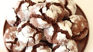 МЕГАШОКОЛАДНЫЕ ПРЯНИКИ с ТРЕЩИНКАМИ🍫 простой рецепт🍫 Chocolate crinkles [upl. by Yam230]