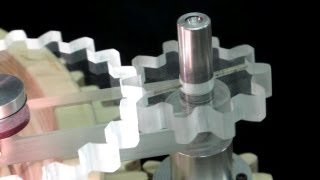 Plexiglass Gears On The Scroll Saw [upl. by Initirb472]