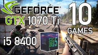 Intel i5 8400  MSI GTX 1070 Ti Gaming  1080p ULTRA settings Benchmarks  10 Games Tested [upl. by Grati]