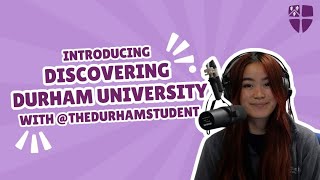 Introducing Discovering Durham University with thedurhamstudent durhamuniversity durhamstudent [upl. by Joed]