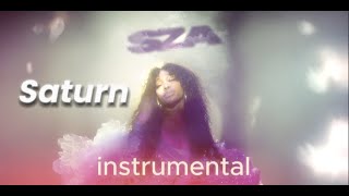 Saturn  SZA filtered instrumental karaoke [upl. by Pernas866]