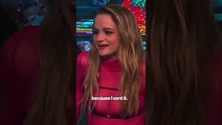 Joey King Confesses To Sending “Naughty” Text To Her Husband Before Taping ‘WWHL’ shorts [upl. by Ahsatin299]