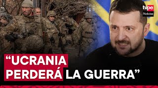 “Ucrania perderá la guerra” si el Congreso de Estados Unidos no aprueba ayuda advierte Zelenski [upl. by Urbanus]