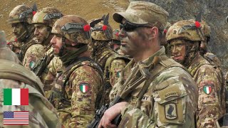 Italian Armys Alpini Mountain Infantry Joined by US Paratroopers [upl. by Sander13]