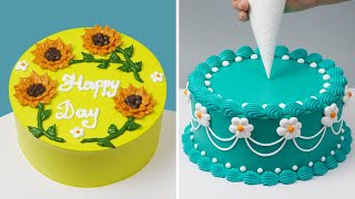 Stunning Cake Decorating Technique Like a Pro  Most Satisfying Chocolate Cake Decorating Ideas [upl. by Esnofla822]