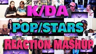 KDA POPSTARS Reaction mashup [upl. by Halverson]