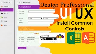 VBA UI UX11 How to install Common Controls ListView TreeView FlatScrollBar ImageList etc [upl. by Veriee]