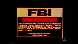 Monterey Home Video 1983 w Caballero Control FBI warning [upl. by Nissensohn]