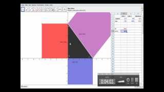 Completa Demostracion del Teorema de Pitagoras con Geogebra [upl. by Bridie]