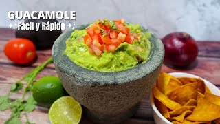 Cómo hacer GUACAMOLE fácil y Rápido [upl. by Cecelia]