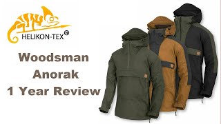 Helikon Tex Woodsman Anorak  1 YEAR REVIEW [upl. by Auqeenwahs]