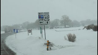 Maybell to Meeker Colorado One has the COLDEST record March 1 2023 [upl. by Burne]