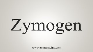 How To Say Zymogen [upl. by Quinton]