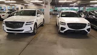 2022 Genesis GV70 vs 2021 Genesis GV80  Battle of the best luxury suvs [upl. by Kapeed]