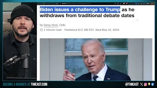 Biden CHALLENGES TRUMP To Debate Trump ACCEPTS Biden LOSING With Independents Has Dems In PANIC [upl. by Najar]